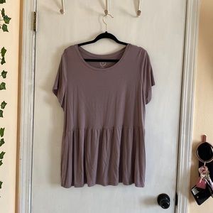 Maurices, Babydoll Tee, Lavender